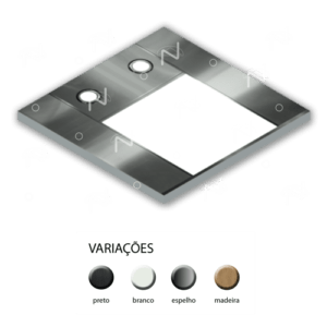 Teto de elevador: modelo Basic