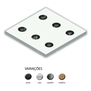 Teto de elevador: modelo Light