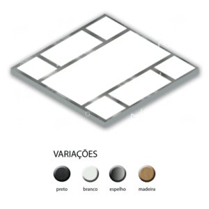 Teto de elevador: modelo Line