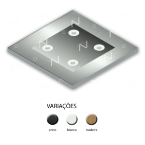 Teto de elevador: modelo Moderna