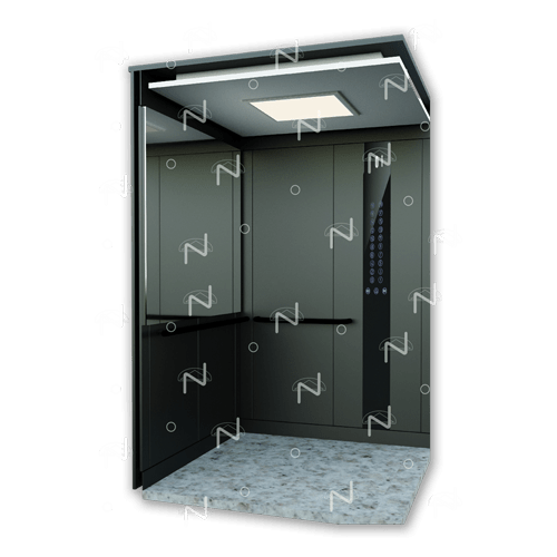 Modelo de cabina para elevador: Cabina Grapho - Clássica - C042023