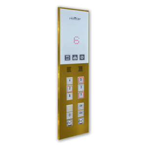 Botoeira de Cabina personalizada para elevador: modelo Gold White