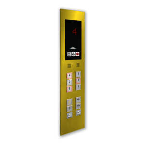 Botoeira de Cabina personalizada para elevador: modelo Gold Black