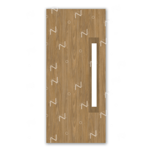 Porta de pavimento para elevador - Modelo Madeira